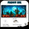 Halloween Garage Door Cover 7 x 16 Ft Large Hanging Backdrop Door Banner