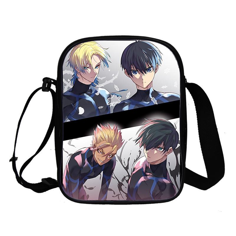 Neue Blaue Gefängnis Animation Peripherie 3D Vollfarbdruck Tragbare Umhängetasche Teenager Crossbody Tasche