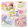 Erasers for Elementary School Students of Chocolate Erasers and Popular School Office Junior High School Students Random Colors [Set 4] - Clean, Cute,