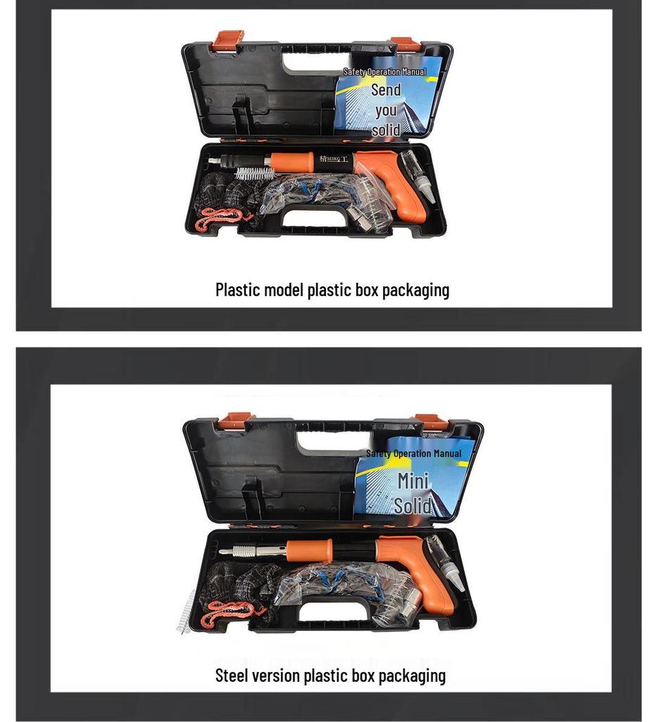 Jingyigong Mini Silencer Nail Gun for Ceiling and Wall Fixings