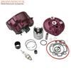 Kit de Cilindro Big Bore AM6 49mm 90cc & Virabrequim Para Motorhispania RX RYZ SM Pro Racing Enduro Superracing 50cc 2T Minarelli