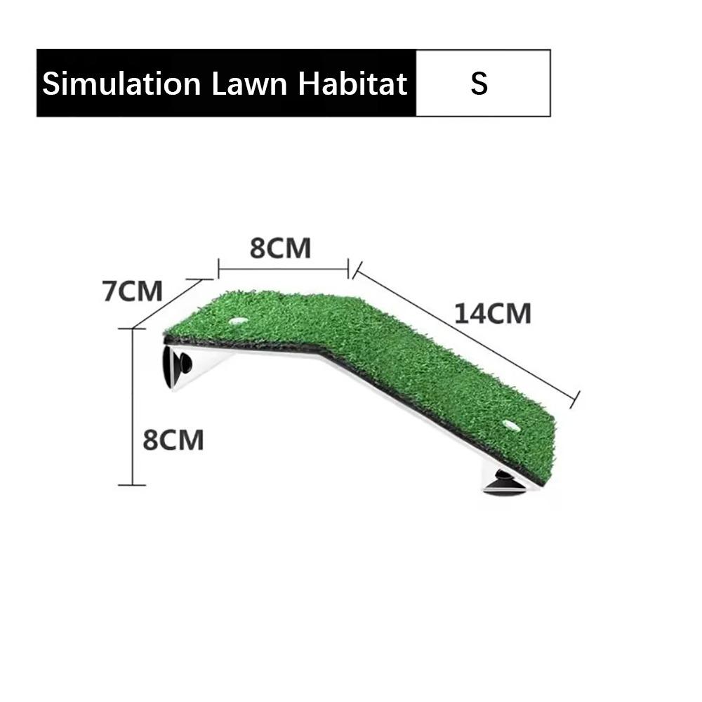 Akrylová rampa pro plazy Platforma Silná přísavka Žebřík pro lezení želv Želva