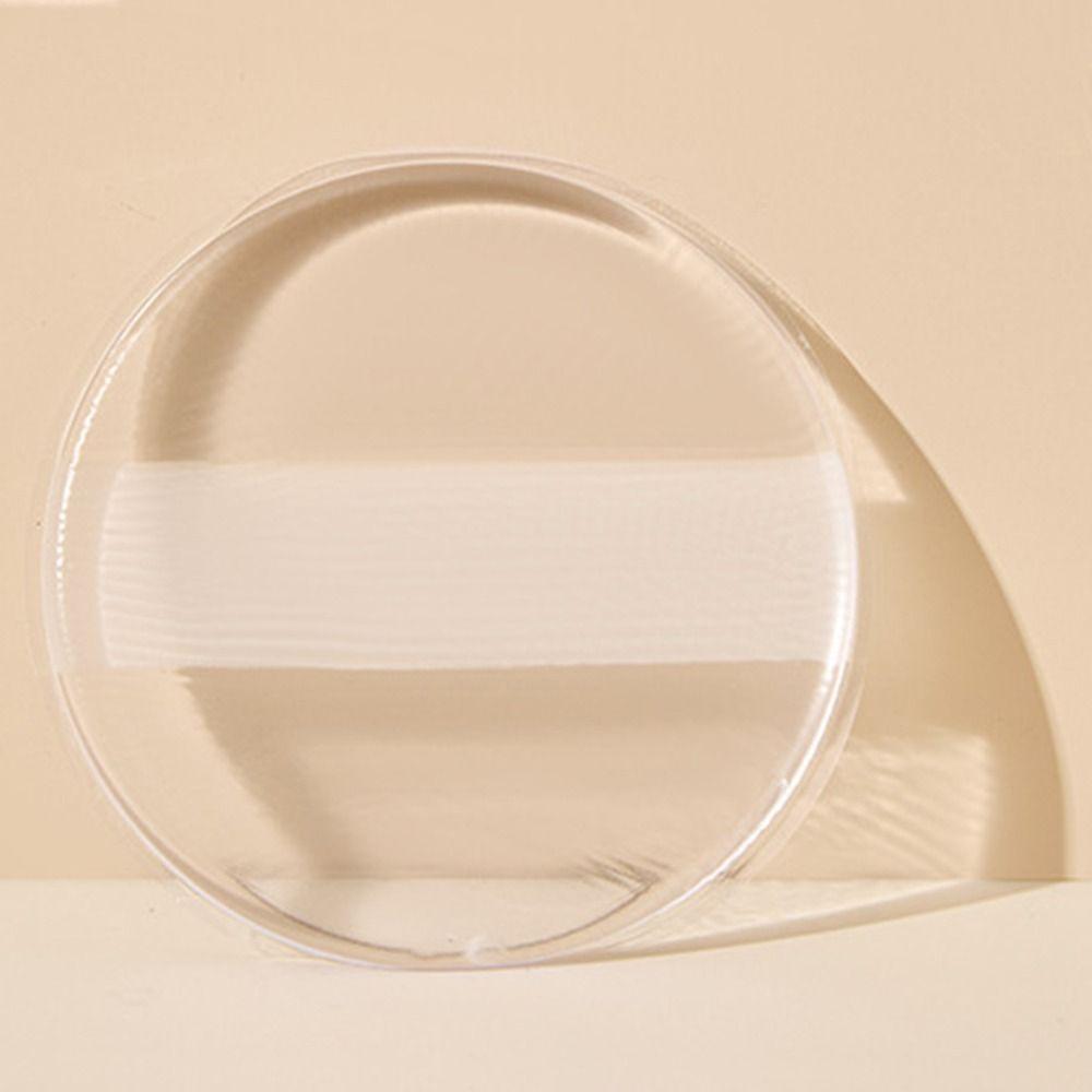 Transparent Silicone Gel Powder Puff Non-Absorbing Body Lotion Application Tool  Face Foundation