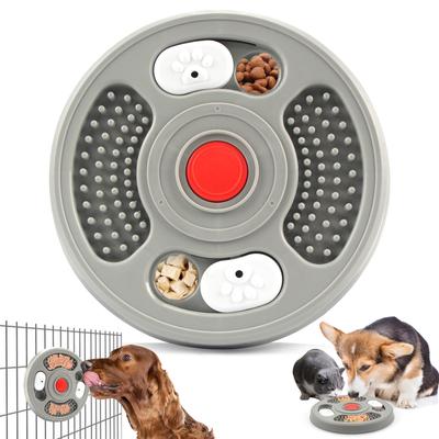 Toys Lick Food Tray Hide Food Pet Toys Relieve Boredom Training Intelligence Slow Food Tray Lockable Dog Crate