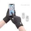 1Pair Winter Warm Gloves for Men and Women Touchscreen Thickened Knitted Gloves Outdoor Cycling Sports Cold Resistant Gloves