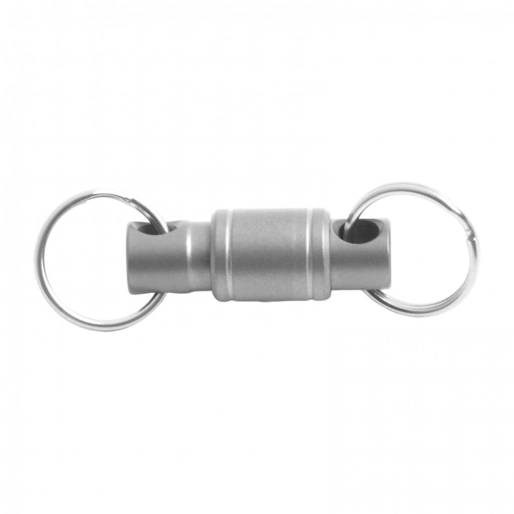Titanium Alloy Keychain Detachable Car Key Holder° Swivel Quick-Release Tool