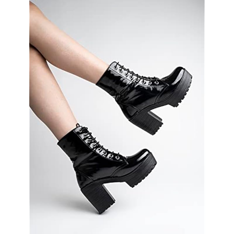 

Shoetopia Girls Boot-07 Black Ankle Boot - 4 Uk (Girls-Boot-07-Black) 4 UK чёрный