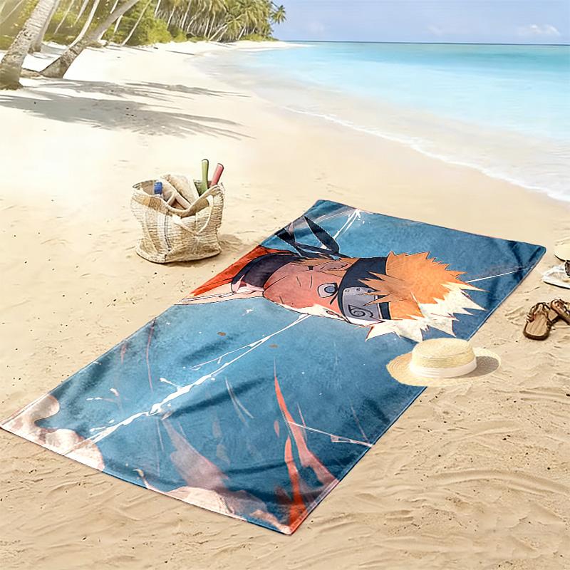 Naruto Sage Art Print Beach Towel, Large Soft Quick Dry Towel for Beach Camping Swimming