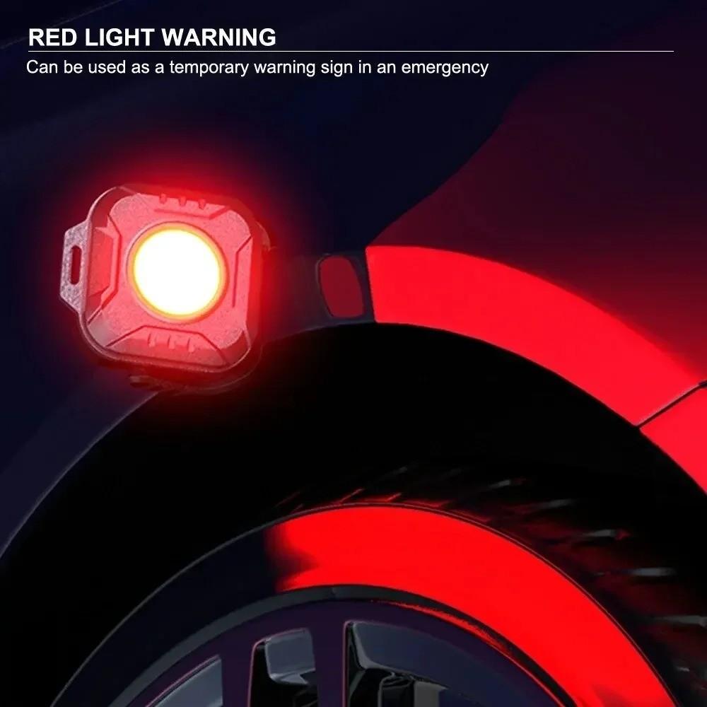 LED Beads 500LM COB Flashlight Type-C Rechargeable Charging Lighting Lamp Mini LED Working Light