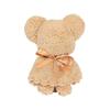 Bear-Shaped Coral Fleece Handkerchief – Practical Gift for Weddings, Birthdays, and Events