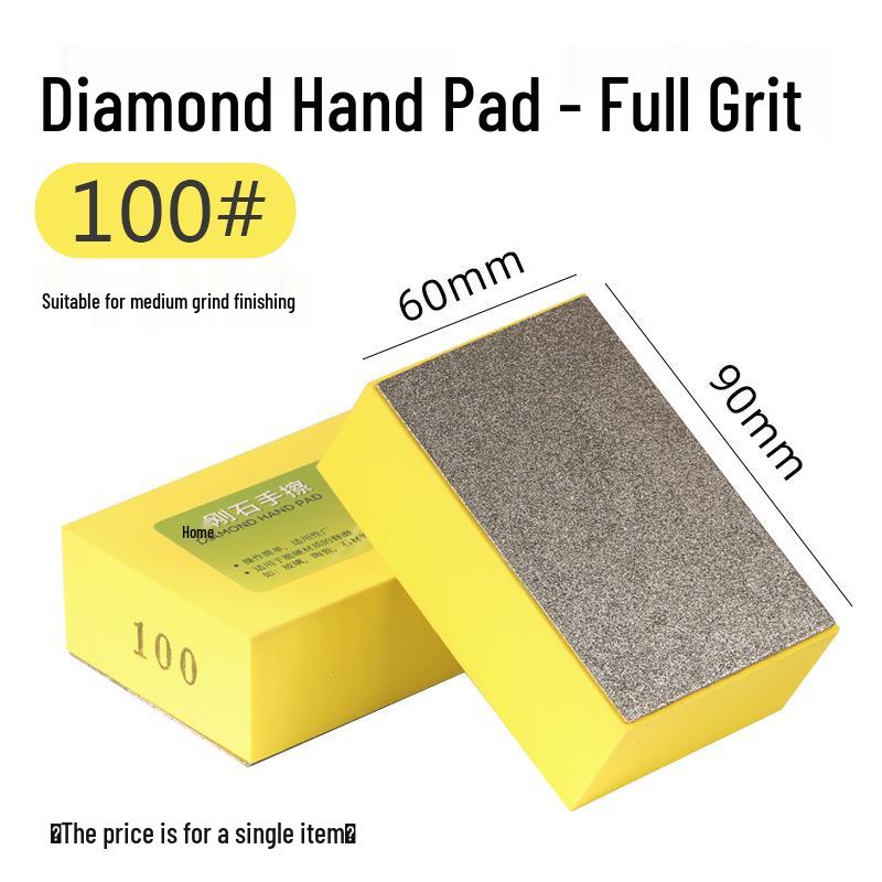 Diamond Hand Sanding Pad for Glass and Tile Edging