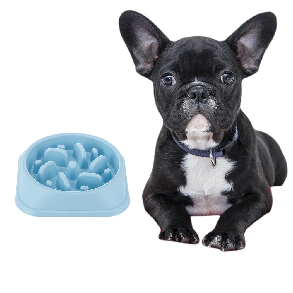 Pet Dog Slow Feeder Bowl Anti Choking Slow Feeder Dish Bowl Non-Slip Puzzle Dog Food Bowls for Small Dogs and Cats Fast Eaters
