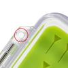 Waterproof Single Side Plastic Fly Box Silicone Pad Insert Fly Storage Fishing Tackle Box Clear Lid Fly Box Container