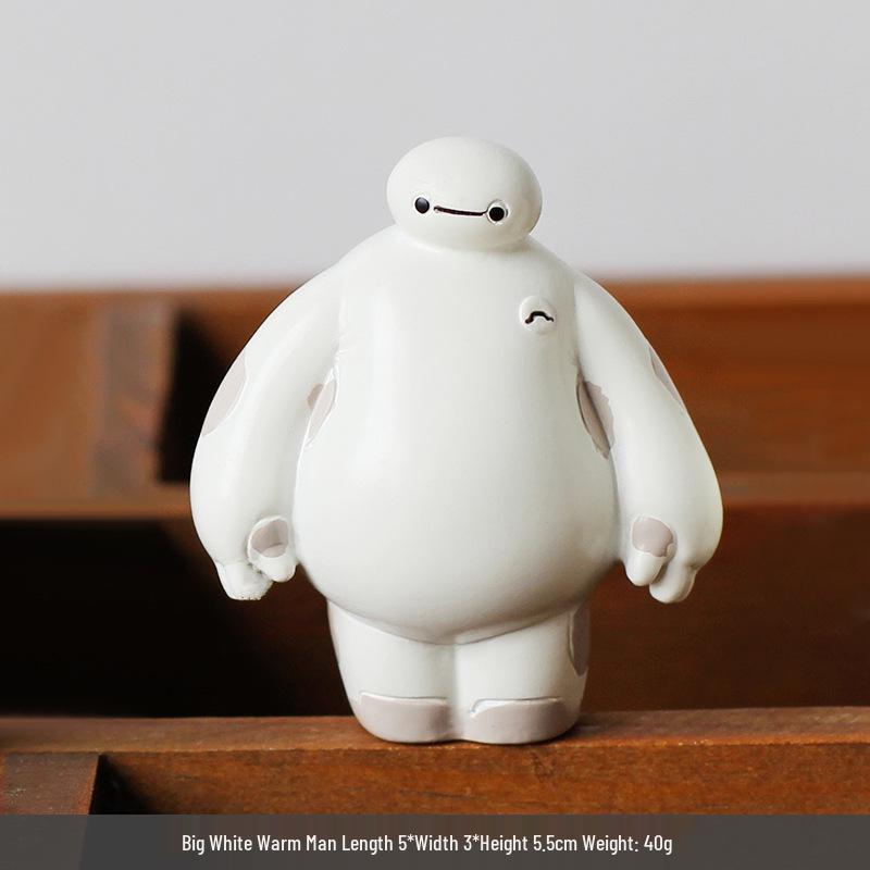 Large White Resin Figurines for Home, Office, or Bedroom Decor