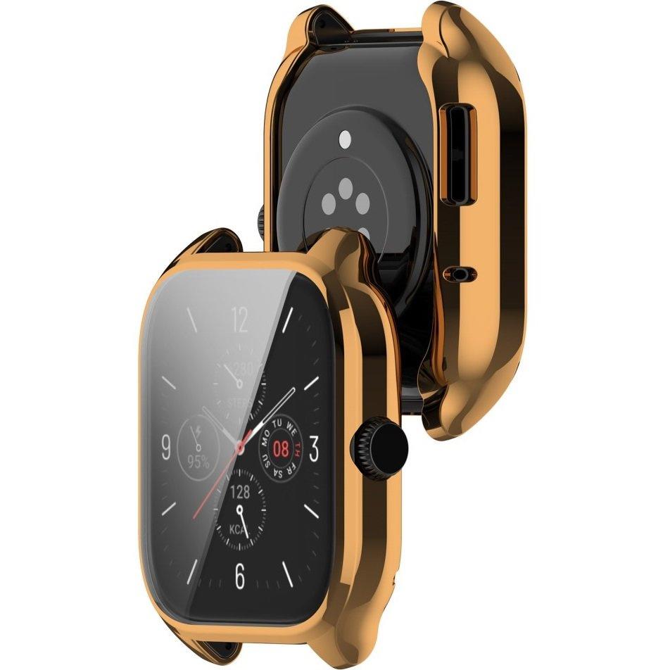 2in1 Case with Screen Protector for Amazfit GTS 4, Gold