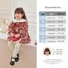 Girls' Red Woolen Jacket - Stylish Autumn/Winter Coat with Plus Velvet for Children