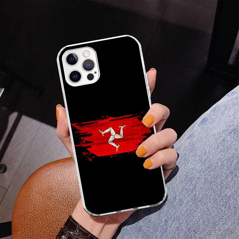 Isle of Man Coat of Arms Phnoe Case for Iphone 17 Air 16 16E 11 12 13 Mini 14 Plus 15 Pro Max 7 8 + SE 2020 Phone Cover Coque