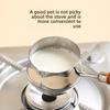 New Stainless Steel Milk Pot Small Multifunctional Cooking Sauce Bowl Thickened Noodle Bowl