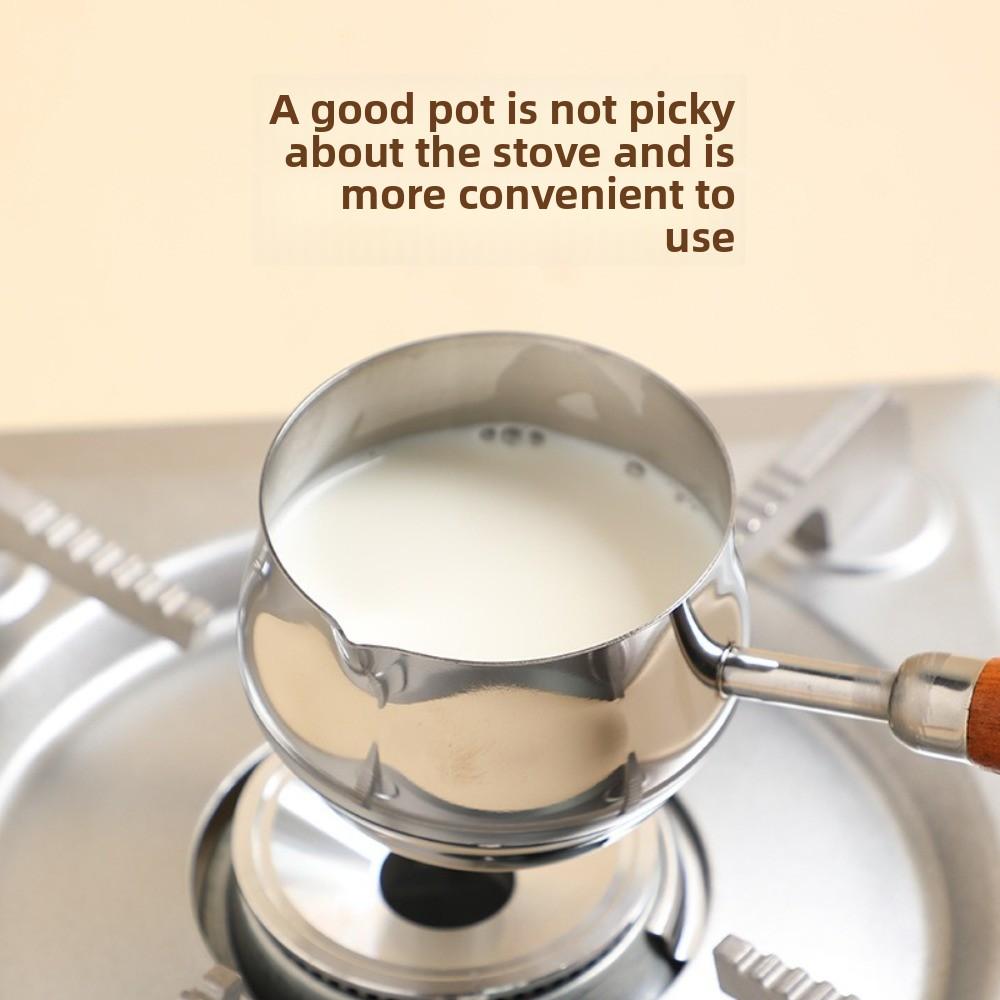 New Stainless Steel Milk Pot Small Multifunctional Cooking Sauce Bowl Thickened Noodle Bowl