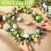 Easter wreath frame Easter bunny egg and turnip shaped wreath frame for Easter DIY crafts, Easter  holiday hanging decorations