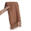 Women's Red Imitation Cashmere Scarf - Soft, Warm, and Versatile Shawl for Annual Meetings