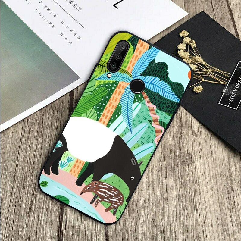 

Милый мультяшный ленивец леопард для Huawei Nova Y72 Y73 Y90 Y70 Y60 Y91 Y61 12s 12i 11i 8i 9 10 SE P40 Lite P60 P30 Pro Чехол Huawei Nova Y70