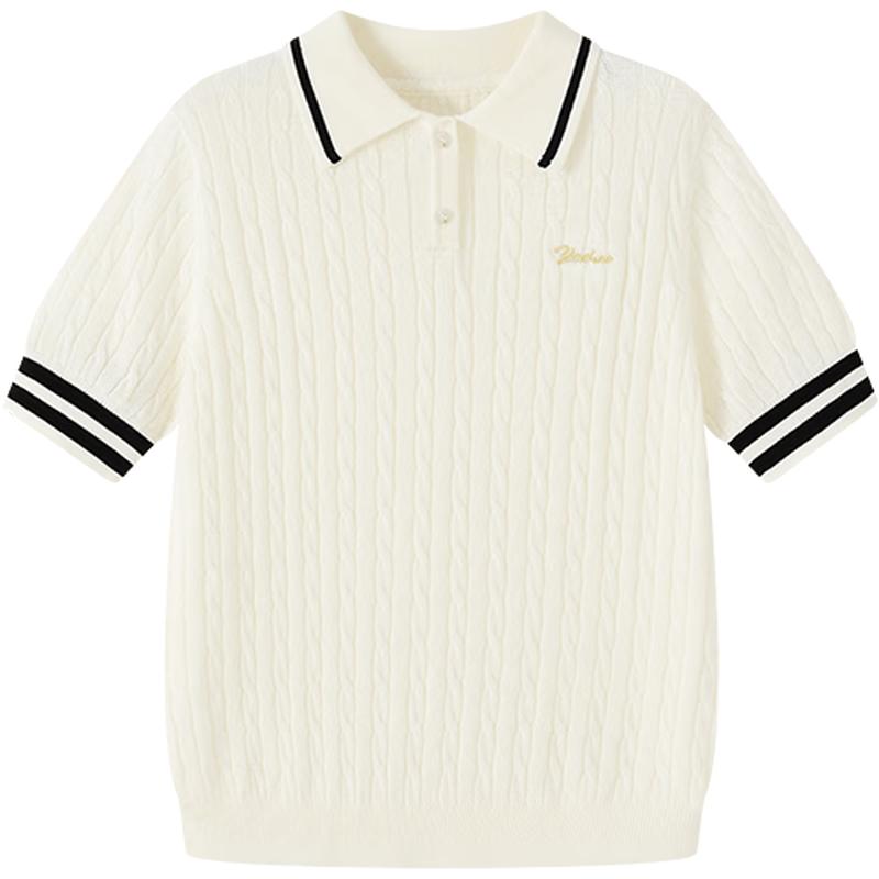 YEEHOO Girls  Breathable Short-Sleeve Polo T-Shirt 140
