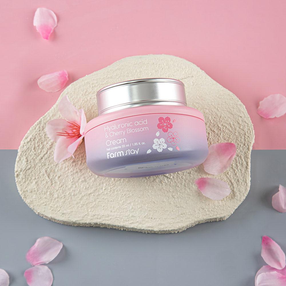 Farm Stay Hyaluronic Acid and Cherry Blossom Cream 55ml