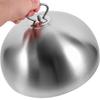 Stainless Steel Steak Cover Anti Oil Splashing Kitchen Gadget Dish Lid Cooking Tool Silver