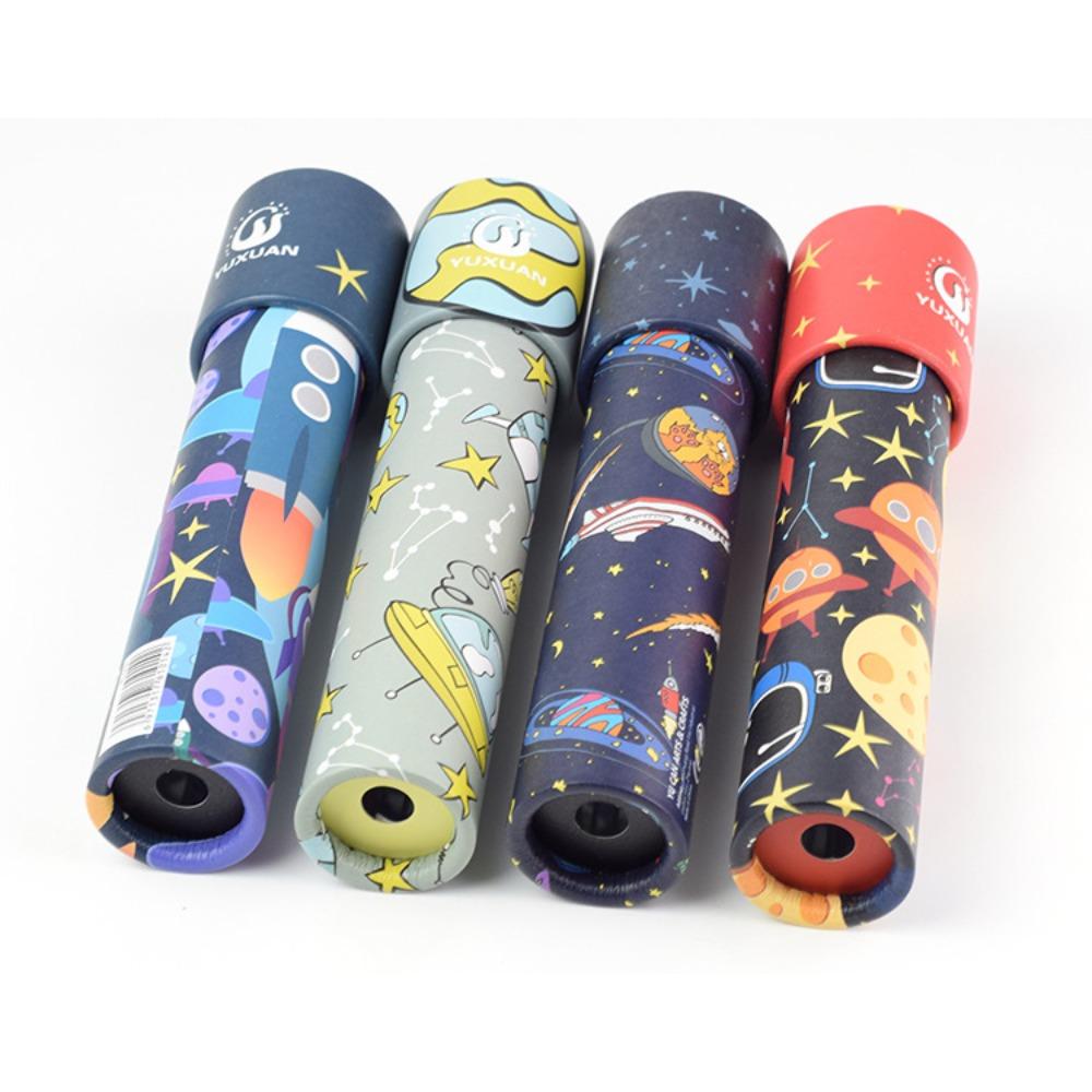 Калейдоскоп Креативная бумага Мультяшный Вращающийся калейдоскоп Детские развивающие игрушки для мальчиков и девочек