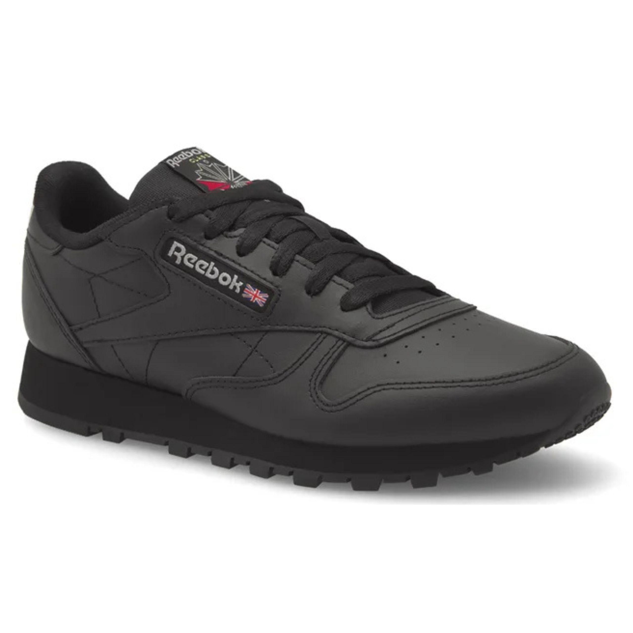 

Кроссовки мужские REEBOK CLASSIC LEATHER GY0955 - черные r. 42,5 42,5 чёрный