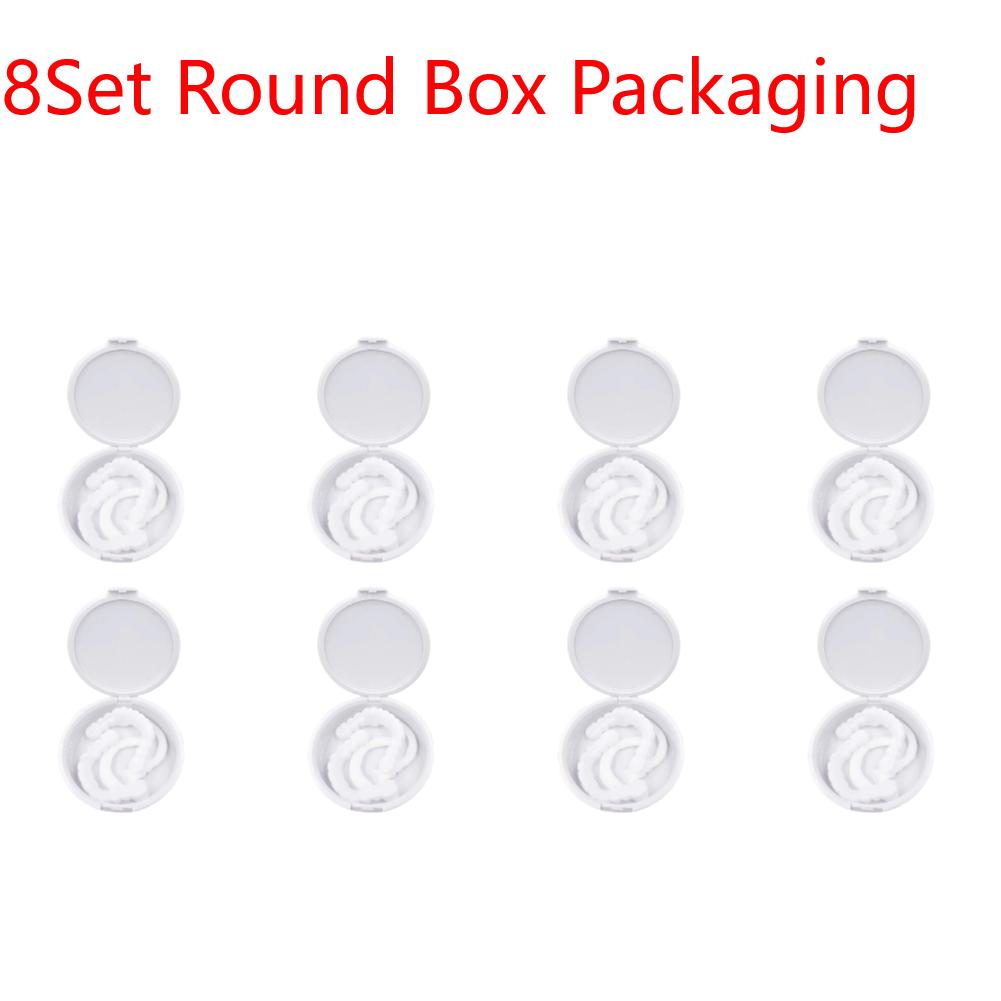 2 Pairs Comfort Upper and Lower Jaw Denture Regain Confident Smile False Teeth Braces and Whitening Substitutes