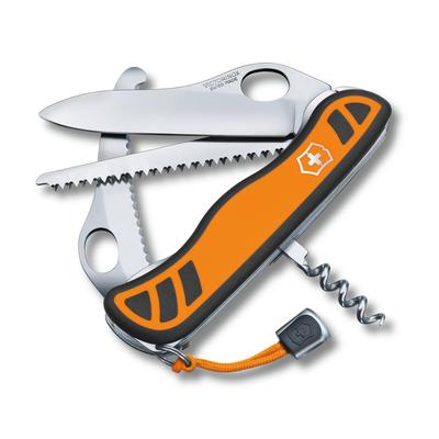 Jagdmesser XT Grip Schweizer Taschenmesser Multifunktionsmesser Outdoor Camping Aufbrechklinge mit Säge Swiss Made Jutokumesser mit 6 Funktionen