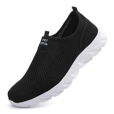 Chaussures d'été en maille pour hommes, baskets légères, mode décontractée, chaussures de marche respirantes, mocassins pour hommes, 2024