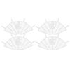4Pcs/Set Bike Rear Seat Plastic Protective Net Safety Kids Foot Guard for Bike Protective Net
