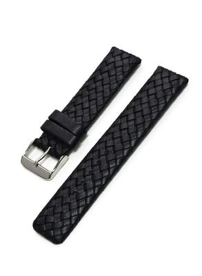 CASSIS Calfskin Watch Strap MAUI 20mm Black with Replacement Tool U1011304019020