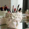 Detailed Silicone Wreath Face Mold For Making Decorative Planter Resin Jewelry Dishes And Artistic Cement Creations