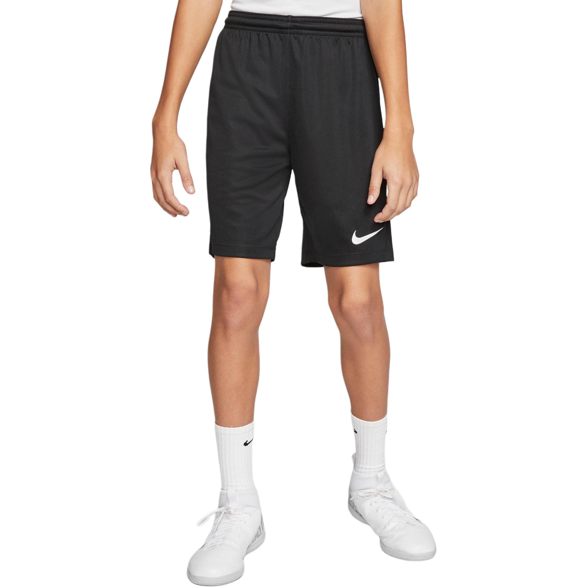 

Nike Logo Print Elastic Casual Shorts Kids shorts Black White HF0531-010 L