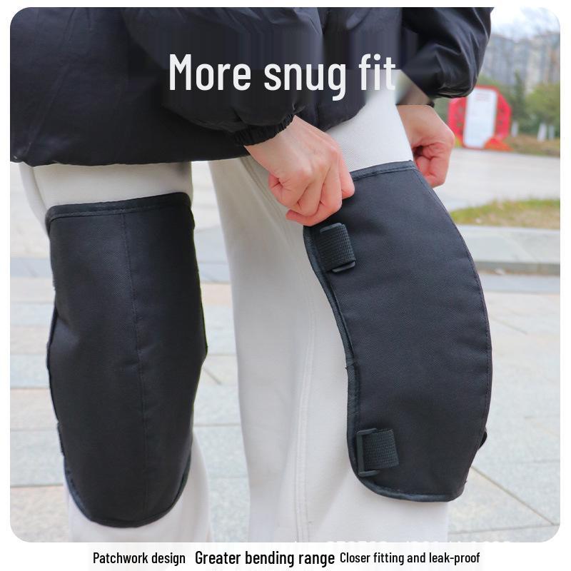 Windproof Waterproof Unisex Motorcycle Knee Pads - Warm, Cold Protection Cover