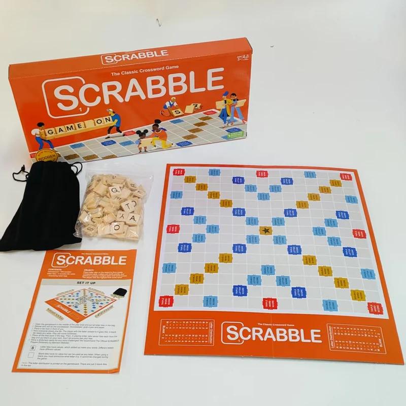 Gioco da Tavolo Scrabble, Classico Gioco di Parole per Bambini dagli 8 Anni in Su, Divertente Gioco per Famiglie per 2-4 Giocatori, Il Classico Gioco di Parole Crociate