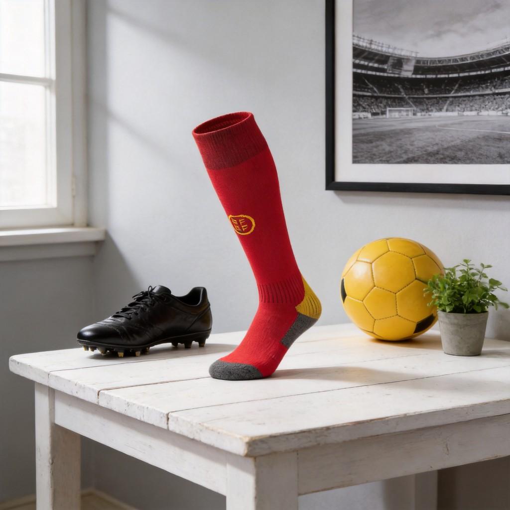 Calzini da Calcio Globali con Poliestere Resistente all'Usura per Partite e Allenamenti
