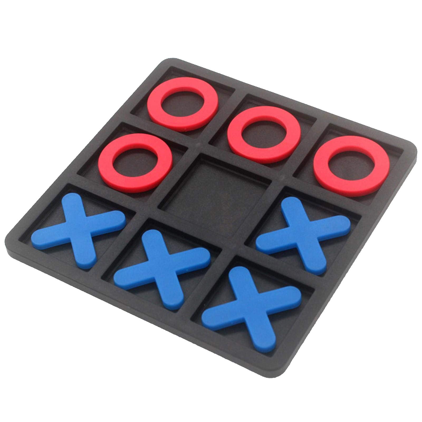 

Noughts And Crosses Kids Children Board Games Indoor Playing -tac-toe Noughts чорний