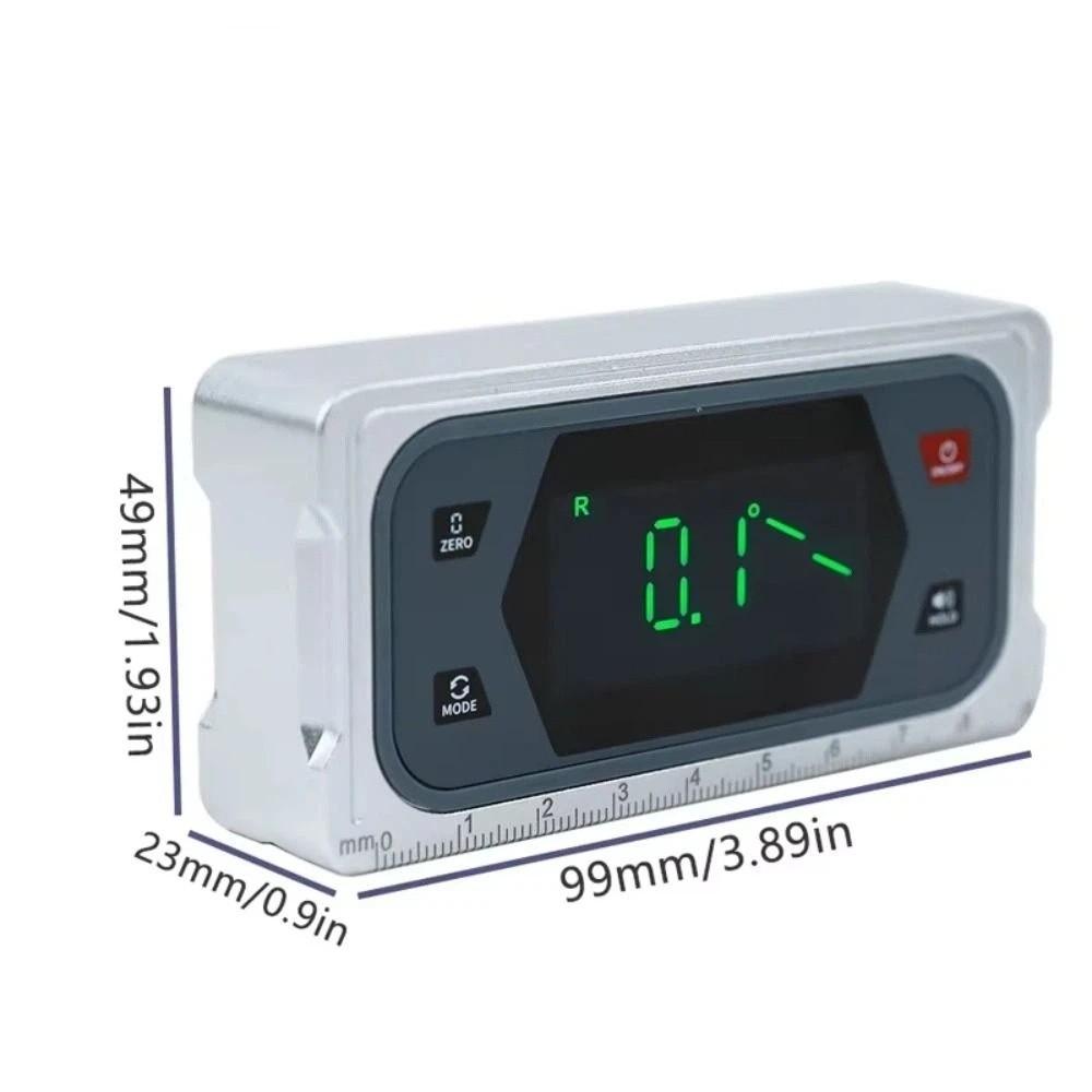 V Groove Base Digital Protractor Magnetic Base Digital Inclinometer Double Axes Gauge Building