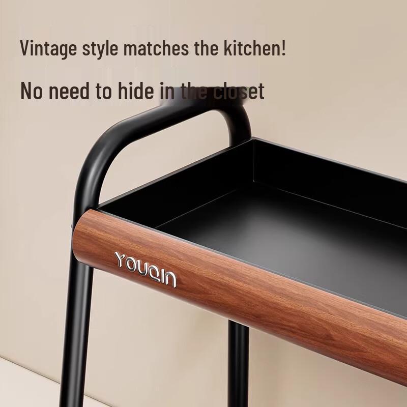 YOUQIN Double-Layer Kitchen Countertop Spice Rack