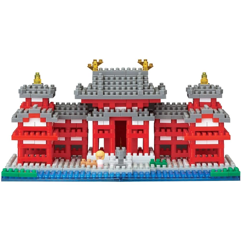 Kawada Nano Block Byodoin Phoenix Temple Building Kit 300 Pieces Educational Toy