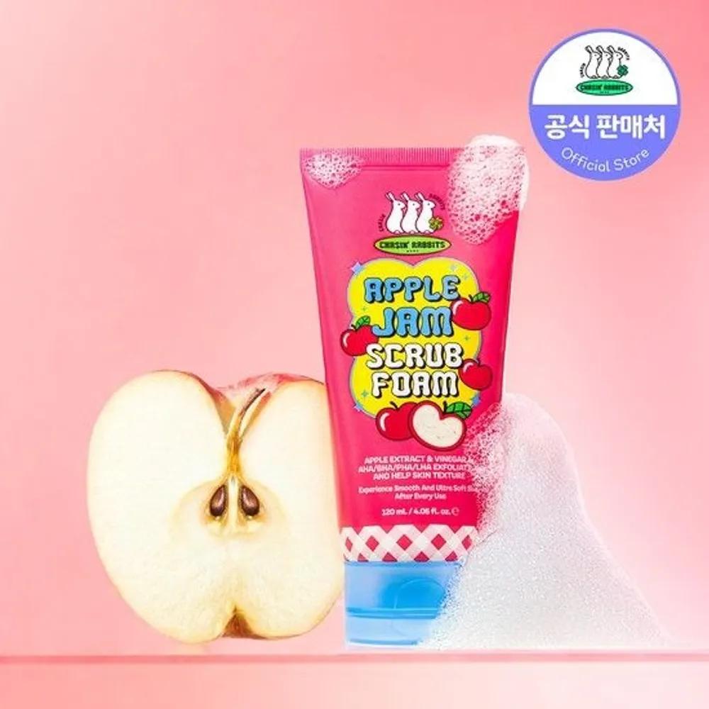 [Chasing Rabbit] Apple Jam Scrub Cleansing Foam 120ml