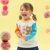 MIKI HOUSE HOT BISCUITS Long Sleeve Boys and T-Shirt, Girls, Baby, Kids, Multicolor, 110cm, 73-5201-147