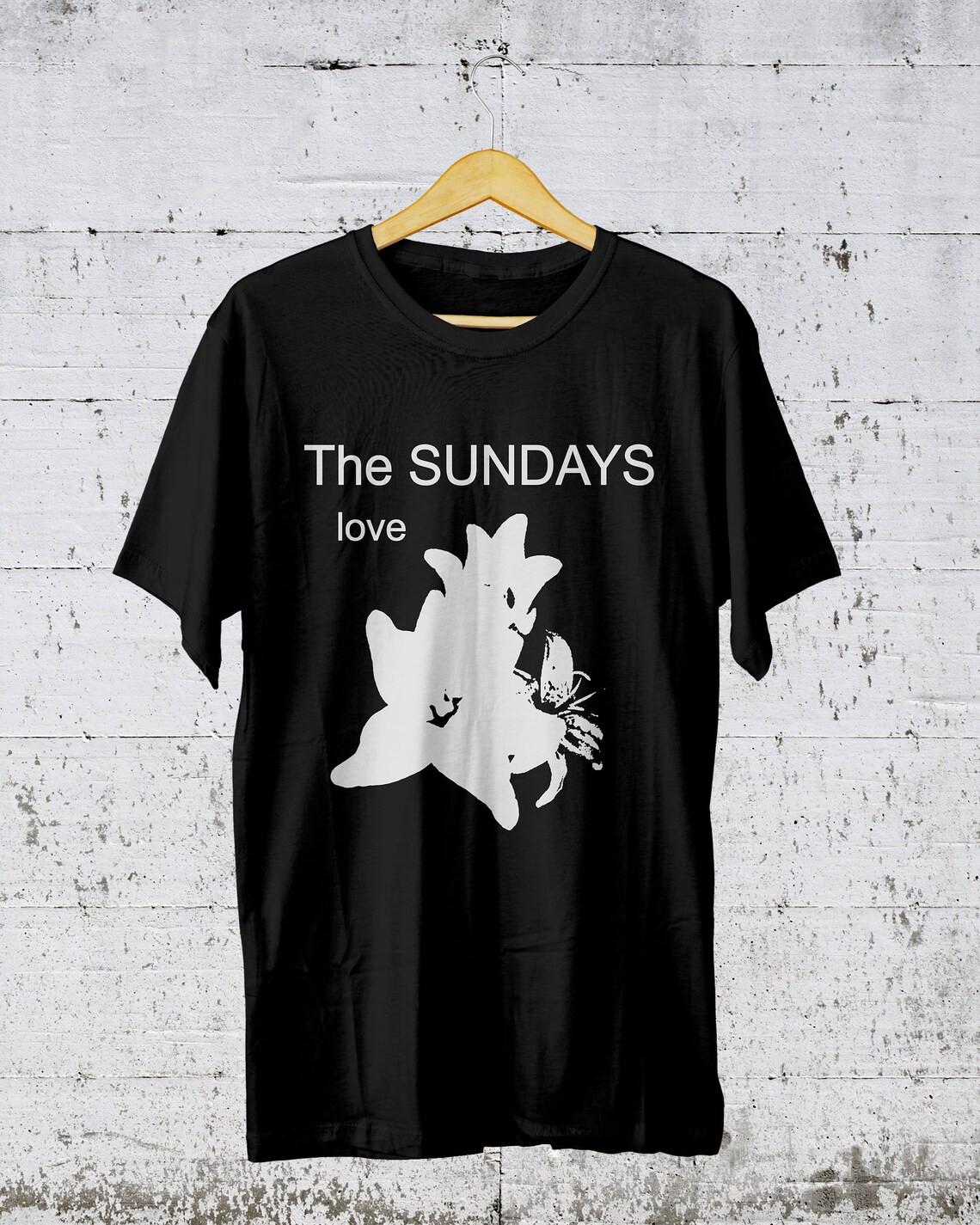 NEW The Sundays Band Love Cotton Black S-5XL T Shirt BT791 XL