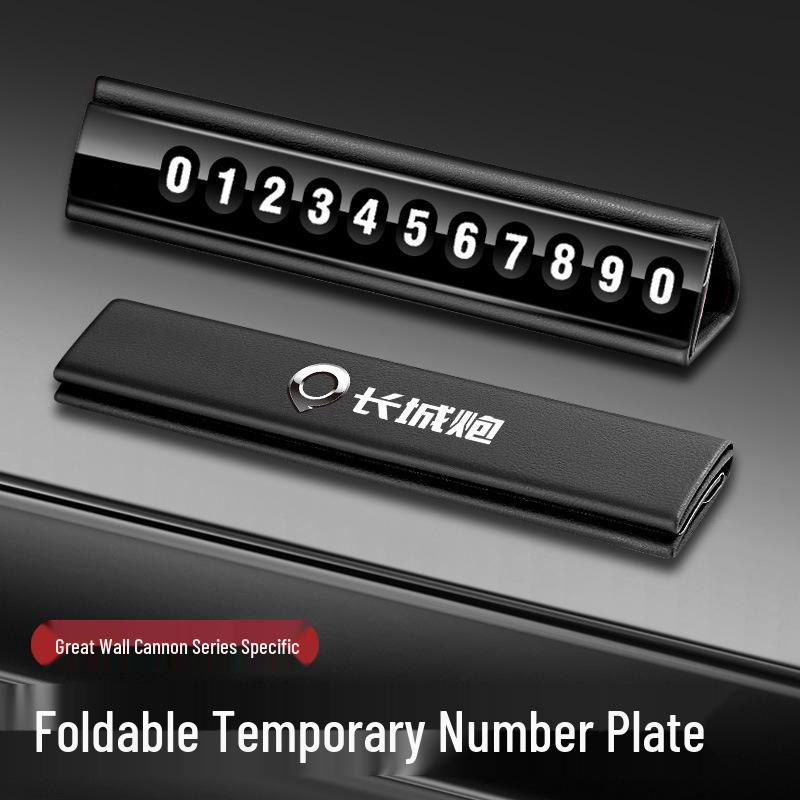 Great Wall Cannon M4 Temporary Parking Phone Number Card