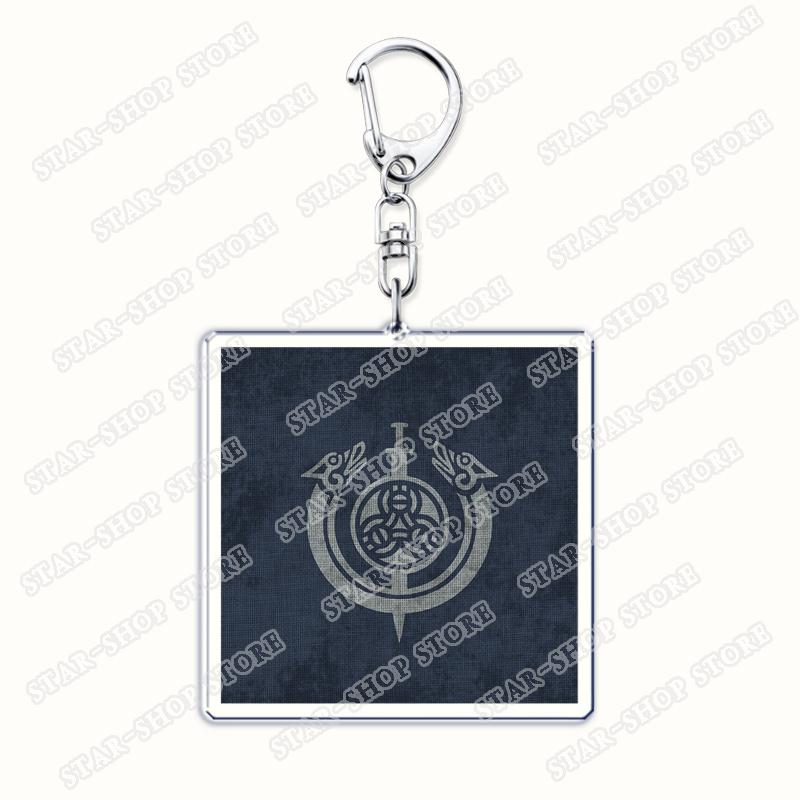 Hot Game Pennant Keychains for Women Accessories Bag Mount Blade Emblem Keyrings Jewelry Friends Fans Gaming Gifts